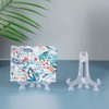 Plastic Plate Stand, Plate Stand, Photo Stand, Book Stand, Transparent,