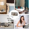 SZELAM Digital Clock Large Display, LED Electric Alarm Clocks Mirror