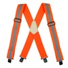 MELOTOUGH Reflective Safety Men's Industrial Strength Suspenders Partial Elastic Tradesperson's