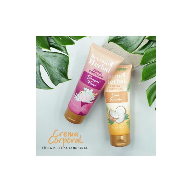 Secreto Herbal Crema Corporal Coco Encanto 180 ml