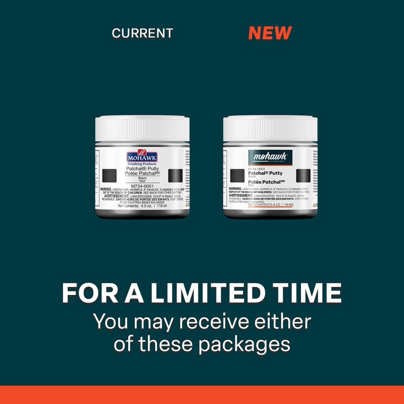 M734-0015, Mohawk Patchal Putty, Extra Dark Walnut,1 Count 4oz