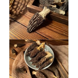 Premium Grade Dried Morel Mushrooms (Morchella Conica), 1 oz Gourmet Morel Mushrooms Dehydrated Delicacies Nourishing Morchella Conica