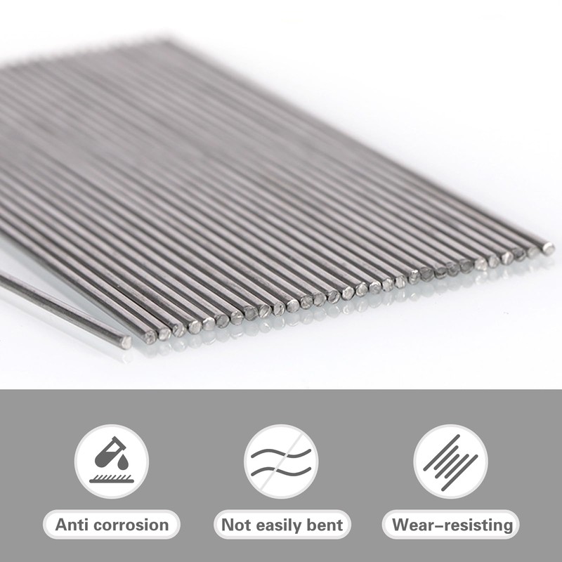 200PCS Stainless Steel Insulation Support Rods - 16 Inch Wire