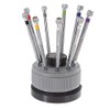 CENPEK 9Pcs Precision Watch Flat Blade Slotted Screwdriver Set Watchmakers