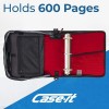 Case-it Case it Mighty Zip Tab School Zipper Binder Red