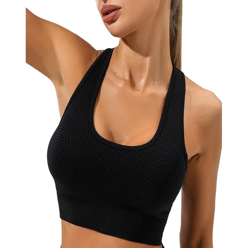 Crop Top Deportivo Para Mujer Push Up Katiusha Sport