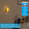 GE SleepLite Jewel LED Night Light, Plug-in, Always On, Amber,