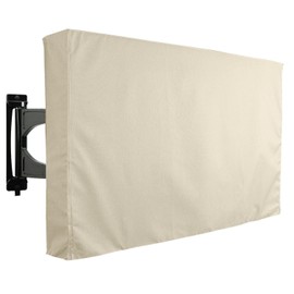 KHOMO GEAR Outdoor TV Cover - Sahara Series - Universal Weatherproof Protector for 22-24 Inch TV - Fits Most Mounts & Brackets