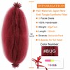 Burgundy Afro Twist Hair 12 Inch Burgundy Marley Braiding Hair