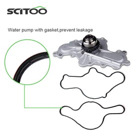 SCITOO Water Pump with Gasket fits for 2007-2010 A-F9060 ford Edge Fusion Taurus Lincoln MKS MKT MKX MKZ 6 CX-9 Mercury Sable 3.7L 3.5L