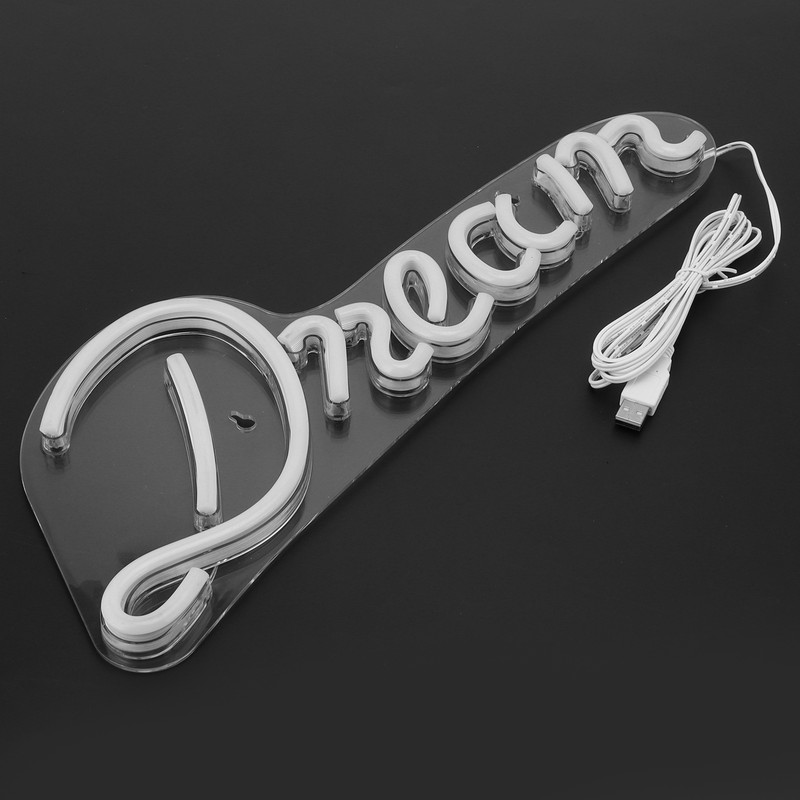 LED Neon Lamp Unique USB Powered Wall Neon Sign Party