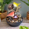 Ferrisland Indoor Tabletop Water Fountain, Desktop & Table Waterfall Fountains,