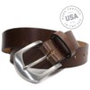 Nickel Smart Stone Mountain Brown Belt - 34"