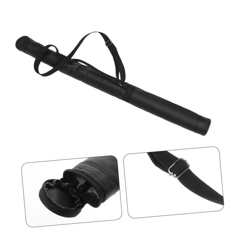 Outanaya Handheld Baseball Bat Carrier Bag Durable PU Material Shoulder