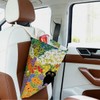 VYXVYX Car Garbage Can, Car Trash Bag Hanging, Country Style