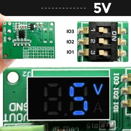 innomaker 4Pcs Type-C QC AFC PD2.0 PD3.0 to DC Fast Charge Decoy Trigger Polling Detector USB-PD Notebook Power Supply Change Board with LED Support 5V/9V/12V/15V/20V Fixed Voltage Output