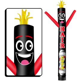 Barber Shop Inflatable Tube Man Gaint Waving Tube Puppet Guy for Outdoor Decoration Advertising Business Promotion With BlowerColor: haircut, Size: 6ft