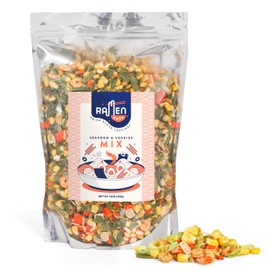 Ramen Eats Classic Seafood Mix with Dried Vegetables for Noodles (15oz Seafood Mix)