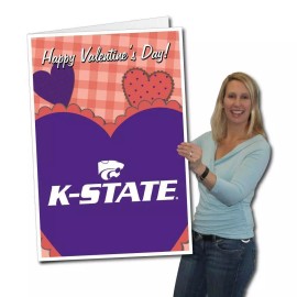 Kansas State University 2'x3' Huge Valentine's Day Card Plus a Bonus Yard Sign!