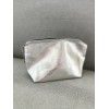 Lancôme Lancome Vegan Leather Makeup Pouch Case Bag Silver