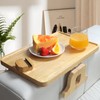 Wooden Sofa Arm Tray, Large Size 15x9.8 Couch Armrest Tray,