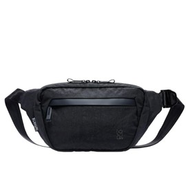 Chrome Industries Sabin Sling Bag for Men and Women with Large Main Compartment, Lightweight Recycled Materials and Metal Adjuster Buckle, Black, 6L