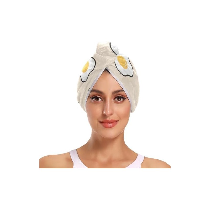 Toalla de microfibra para el cabello con botón absorbente y