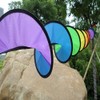 KARLOR 2 x 1.6 m Colourful Wind Chime Wind Spinner