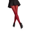Romartex Colourful tights with stripes, red