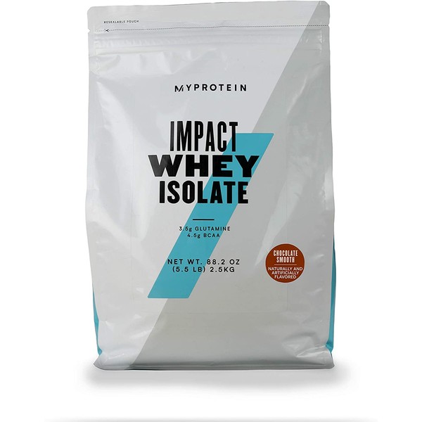 Myprotein® Impact Whey Isolate Protein Powder, Chocolate Smooth, 5.5 Lb (100 Servings)