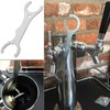 SnowTing 2PCS Faucet Wrench Spanner Home Brewing Stainless Steel Superior