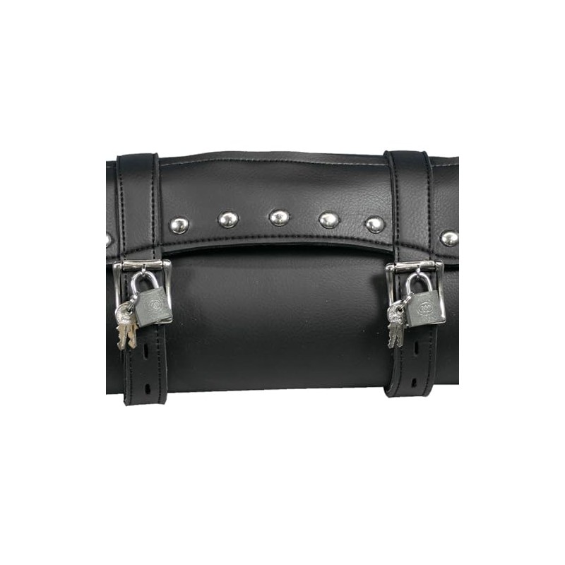 Hot Leathers Large PVC Tool Bag with Padlocks TBB1005-12X6X4
