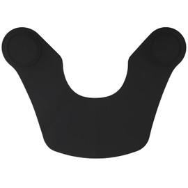 Segbeauty Hairdressing Salon Stylist Cutting Collar, Rubber Neck Wrap Neck Protection for Haircut Hair Dye, Black (black-B)