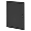 Miratic Inspection Flap Black ABS Material (20 x 25 cm)