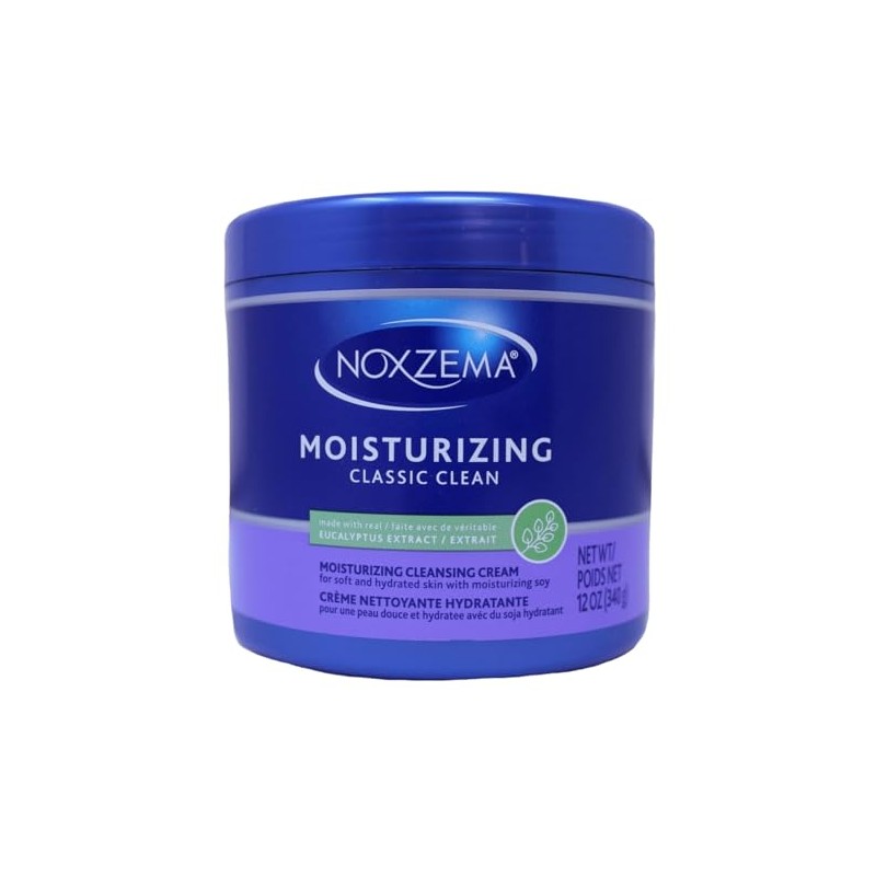 Noxzema Classic Clean, Moisturizing Cleansing Cream 12 Oz (Pack of