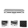 STOBAZA Aluminum Toolbox Portable Tool Storage Case 14X5.8X3.9 in Compact