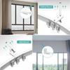 Flexible Bendable Ceiling Curtain Track Room Divider 12Ft Curved Curtain