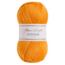Utopia Crafts Softease Knitting and Crochet Yarn 100g (Golden Mango)