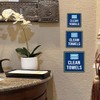 Square Plus Clean Towels Wall or Door Sign | Gym