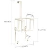 ORLESS Over The Door/Wall Mount Ironing Board Hanger, Laundry Room