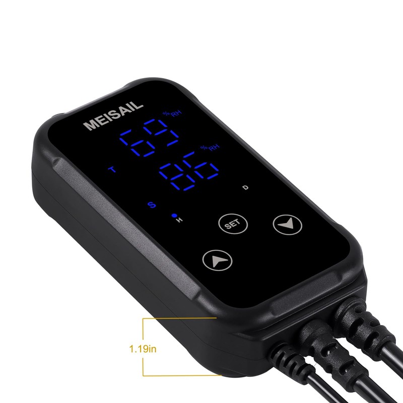 MEISAIL Humidity Controller S20B Humidistat for Humidification and Dehumidification -