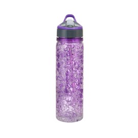 Copco Tritan - Botella de agua con aislamiento de doble pared y gel agrietado, Púrpura, 18 Oz, 1