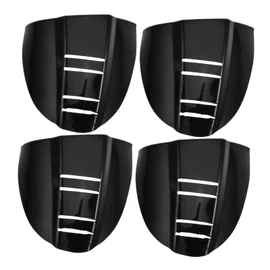 LIFKOME 4pcs Protective Glasses Side Shields Clear Clip Safety Side Shields for Eyewear Durable Eye Protection for Construction and Work Use for Eyeglass Wearers