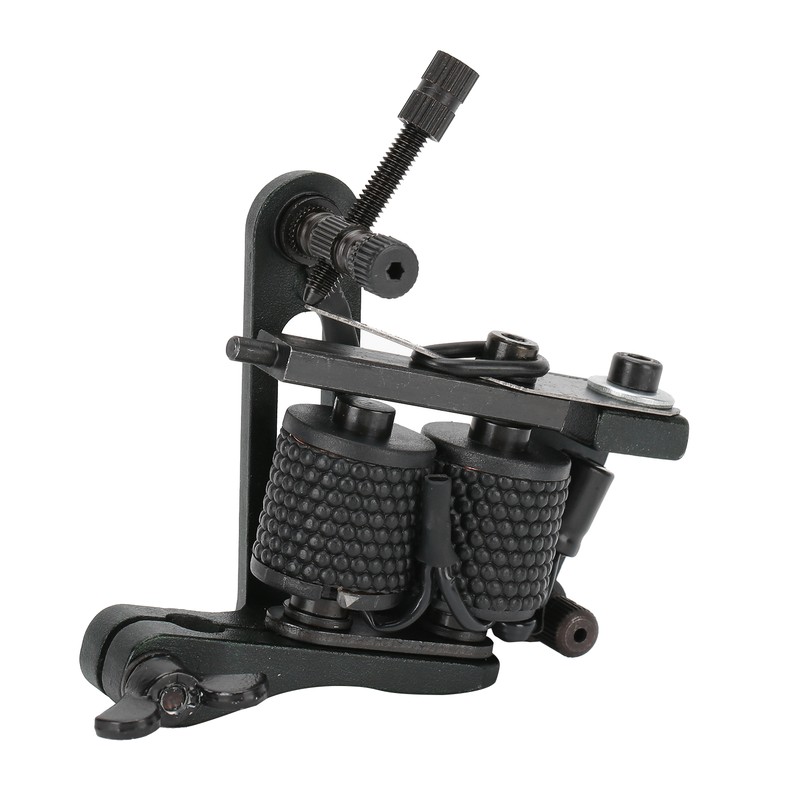 Coil Tattoo Machine Chrysanthemum Pattern Liner Shader Tattoo Gun for