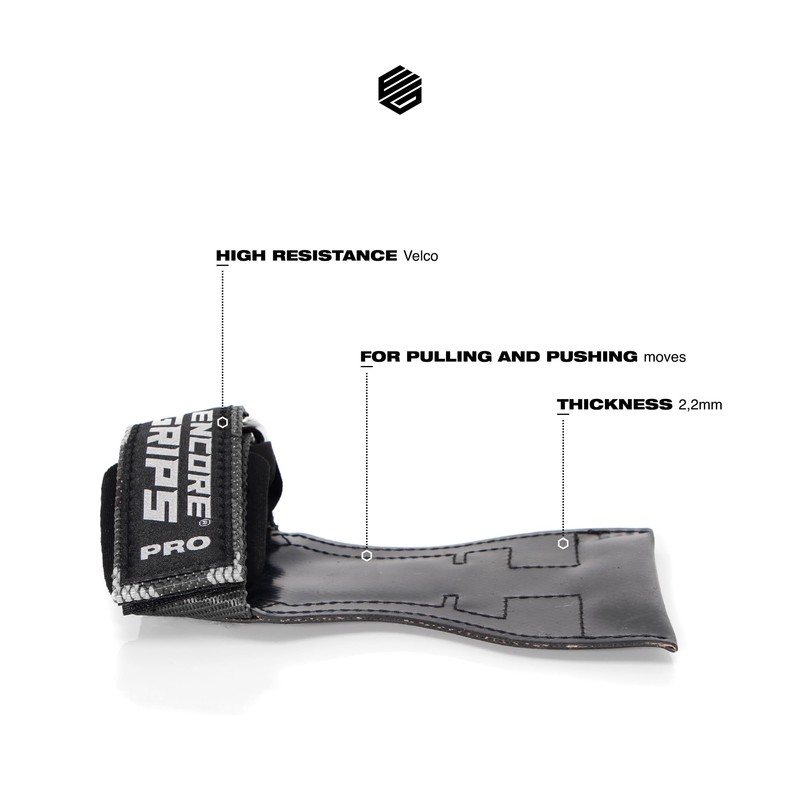 Encore Grips® Lifting Straps for Strength Training, Fitness, Bodybuilding, Weight