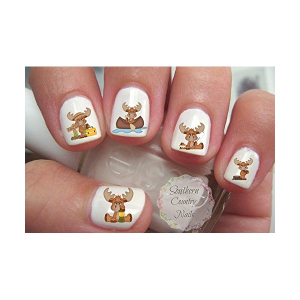 Great Outdoor Moose Nail Decal Nail Art Decals