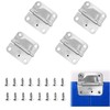 4PCS Coolers Stainless Steel Replacement Hinges,Hinges kit for Colemans Coolers