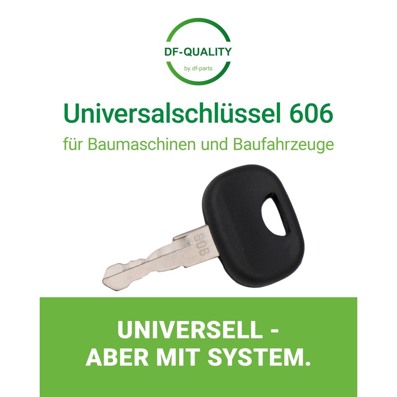 Key 606 Universal Key 14606 Construction Machine Key Liebherr 14602