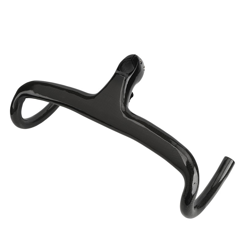 Carbon Fiber Road Bike Integration Bend Handlebar Bicycle Accessory Glossy