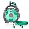 Retractable Garden Hose Reel, 45+6FT Portable Hose Reel